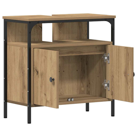 vidaXL Bathroom Sink Cabinet Artisan Oak 60x30x60 cm Engineered Wood