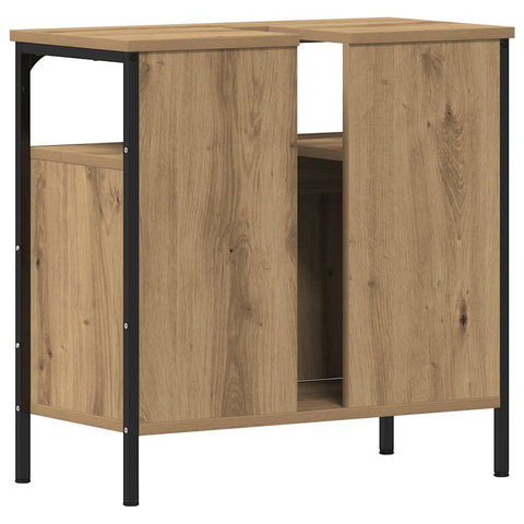 vidaXL Bathroom Sink Cabinet Artisan Oak 60x30x60 cm Engineered Wood