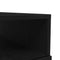 vidaXL Coffee Table with LED Lights Black Oak 90x49x40 cm