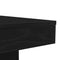 vidaXL Coffee Table with LED Lights Black Oak 50x50x40 cm
