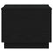 vidaXL Coffee Table with LED Lights Black Oak 50x50x40 cm