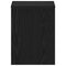 vidaXL Bedside Cabinet Black Oak 40x30x40 cm Engineered Wood