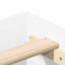 vidaXL Bed Frame No Mattress White 200x200 cm Engineered Wood