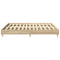 vidaXL Bed Frame No Mattress Sonoma Oak 200x200 cm Engineered Wood