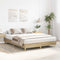 vidaXL Bed Frame No Mattress Sonoma Oak 150x200 cm King Size Engineered Wood