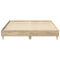 vidaXL Bed Frame No Mattress Sonoma Oak 150x200 cm King Size Engineered Wood
