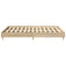 vidaXL Bed Frame No Mattress Sonoma Oak 150x200 cm King Size Engineered Wood