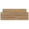 vidaXL Bed Frame without Mattress Artisan Oak 140x200cm Engineered Wood