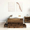 vidaXL Bed Frame without Mattress Old Wood 90x200cm Engineered Wood