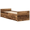 vidaXL Bed Frame without Mattress Old Wood 90x200cm Engineered Wood