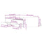 vidaXL Bed Frame without Mattress Old Wood 90x200cm Engineered Wood