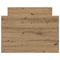 vidaXL Bed Frame without Mattress Artisan Oak 90x190 cm Single Engineered Wood