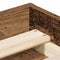vidaXL Bed Frame without Mattress Old Wood 160x200cm Engineered Wood