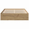 vidaXL Bed Frame without Mattress Artisan Oak 160x200cm Engineered Wood