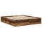 vidaXL Bed Frame without Mattress Old Wood 200x200cm Engineered Wood