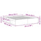 vidaXL Bed Frame without Mattress Old Wood 200x200cm Engineered Wood