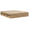 vidaXL Bed Frame without Mattress Artisan Oak 200x200cm Engineered Wood