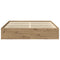 vidaXL Bed Frame without Mattress Artisan Oak 200x200cm Engineered Wood