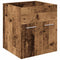 vidaXL Sink Cabinet with Built-in Basin and Faucet Old Wood