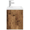 vidaXL Sink Cabinet with Built-in Basin and Faucet Old Wood