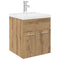 vidaXL Sink Cabinet with Built-in Basin and Faucet Artisan Oak