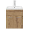 vidaXL Sink Cabinet with Built-in Basin and Faucet Artisan Oak