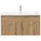 vidaXL Sink Cabinet with Built-in Basin Artisan Oak Engineered Wood
