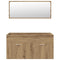 vidaXL 4 Piece Bathroom Furniture Set Artisan Oak Engineered Wood