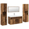 vidaXL 5 Piece Bathroom Furniture Set Old Wood Engineered Wood