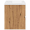 vidaXL Sink Cabinet with Built-in Basin Artisan Oak