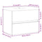 vidaXL Sink Cabinet with Built-in Basin Artisan Oak