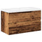 vidaXL Sink Cabinet with Built-in Basin Old Wood