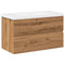 vidaXL Sink Cabinet with Built-in Basin Artisan Oak