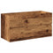 vidaXL Sink Cabinet with Built-in Basin Old Wood