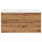vidaXL Sink Cabinet with Built-in Basin Artisan Oak