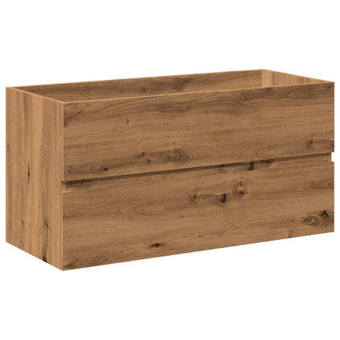 vidaXL Sink Cabinet with Built-in Basin Artisan Oak