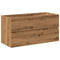 vidaXL Sink Cabinet with Built-in Basin Artisan Oak