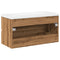 vidaXL Sink Cabinet with Built-in Basin Artisan Oak