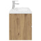 vidaXL Sink Cabinet with Built-in Basin and Faucet Artisan Oak