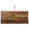 vidaXL Sink Cabinet with Built-in Basin and Faucet Old Wood