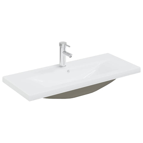 vidaXL Sink Cabinet with Built-in Basin and Faucet Artisan Oak