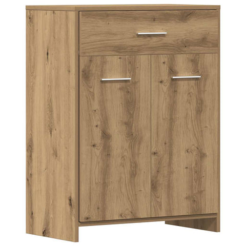 vidaXL 4 Piece Bathroom Furniture Set Artisan Oak Engineered Wood
