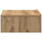 vidaXL Bedside Cabinet Artisan Oak 60x35 cm Engineered Wood