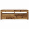 vidaXL Bedside Cabinets 2 pcs with LEDs Old Wood 60x35x40 cm