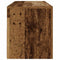 vidaXL Bedside Cabinets 2 pcs with LEDs Old Wood 60x35x40 cm