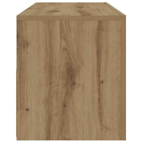 vidaXL Bedside Cabinets 2 pcs with LEDs Artisan Oak 60x35x40 cm