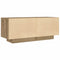vidaXL Bedside Cabinet Artisan Oak 100x35x40 cm Engineered Wood
