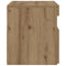 vidaXL Bedside Cabinet with LED Lights Artisan Oak 60x35x40 cm Engineered Wood