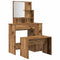 vidaXL Dressing Table Set Old Wood Engineered Wood