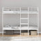 vidaXL Bunk Bed without Mattress White 80x200 cm Steel